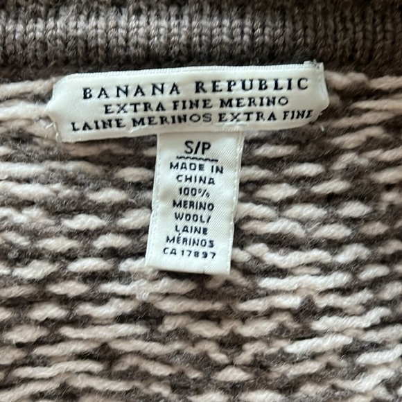 Extra fine Merino wool long sweater Banana Republic - Picture 6 of 7